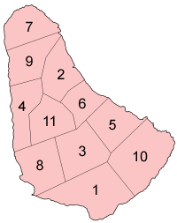 Barbados parishes numbered.png