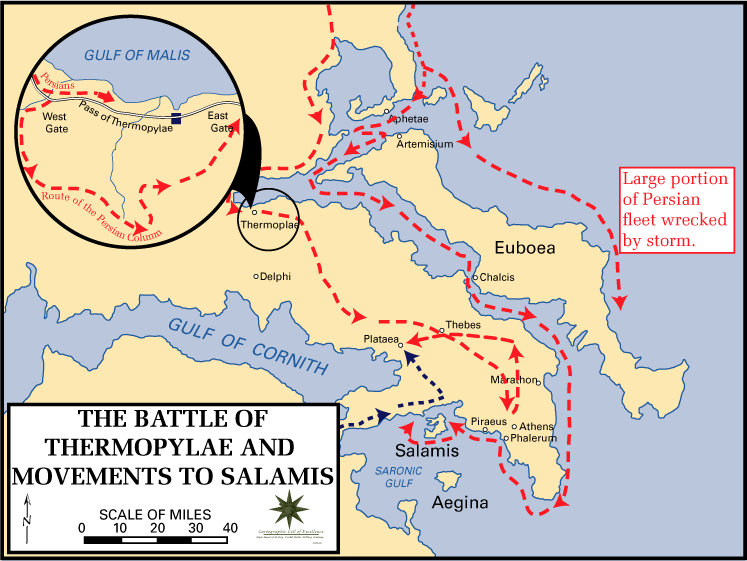 Battle of Thermopylae and movements to Salamis, 480 BC.gif