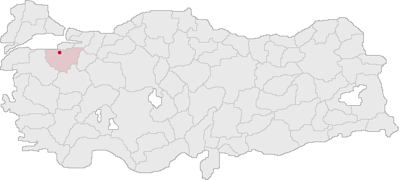 Bursa Turkey Provinces locator.gif