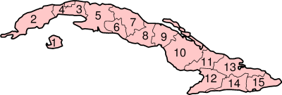 Subdivisiones de Cuba