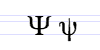 Cyrillic letter Psi.png