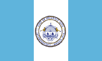 Bandera oficial de Atlantic City (Nueva Jersey)