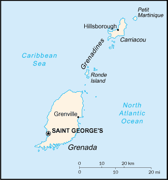 Localización de Saint George's