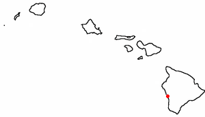 Localización de Hōnaunau-Nāpō‘opo‘o, Hawai‘i