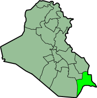 Situación de la provincia de Basora