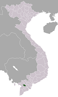 Localización del municipio de Can Tho