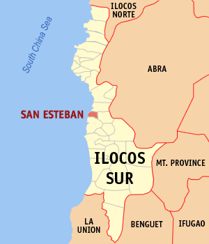 Mapa de San Esteban