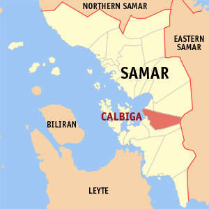 Mapa de Calbiga