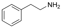 Estructura química de la Feniletilamina