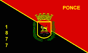 Bandera oficial de Ponce