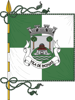 Bandera de la freguesía de Pataias