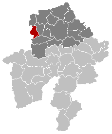 Sambreville Namur Belgium Map.png