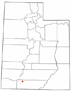 Localización of Alton, Utah