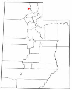Localización de Bear River City, Utah