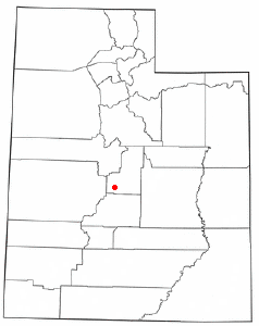 Localización de Centerfield, Utah
