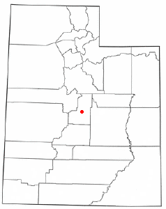 Localización de Ephraim, Utah