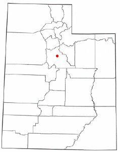 Localización de Provo, Utah