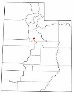 Localización de Santaquin, Utah